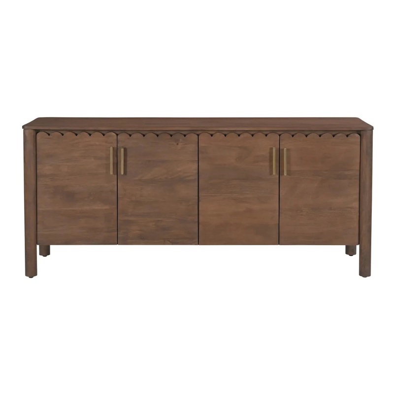 Wiley 4 Door Sideboard Vintage Brown