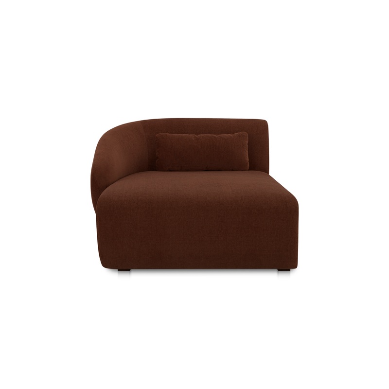Amelia Left Arm Facing Chaise – Chestnut
