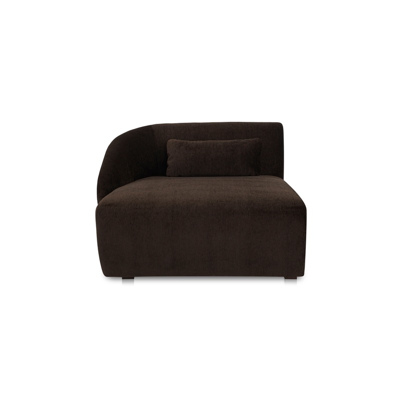 Amelia Left Arm Facing Chaise – Espresso