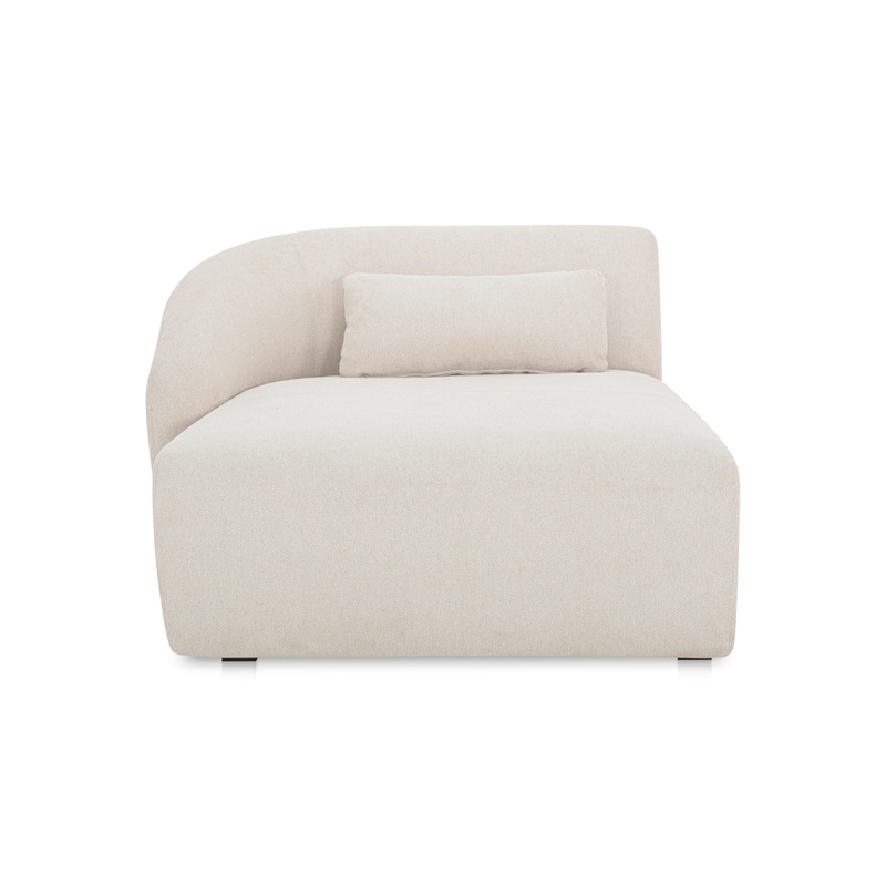 Amelia Left Arm Facing Chaise – Warm White