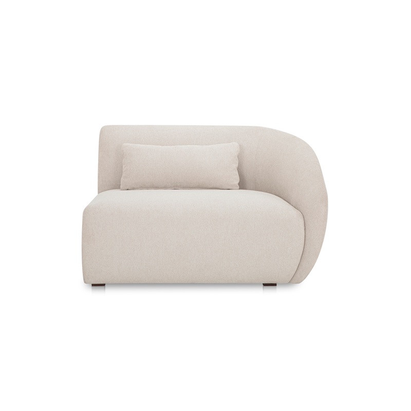 Amelia Right Arm Facing Chair – Warm White