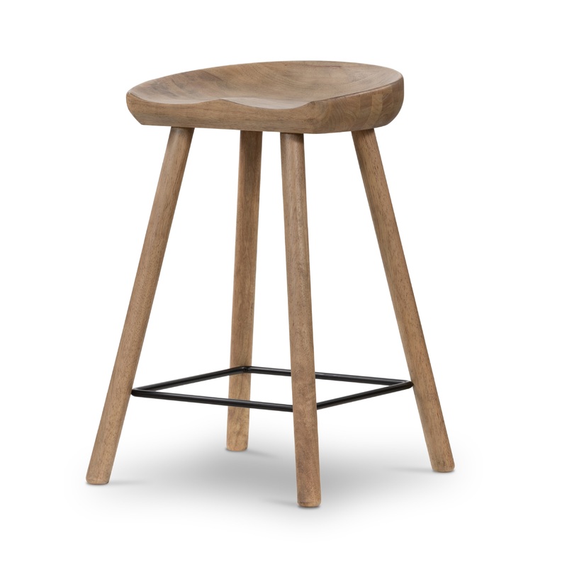 Barrett Counter Stool-Natural Matte – IN STOCK