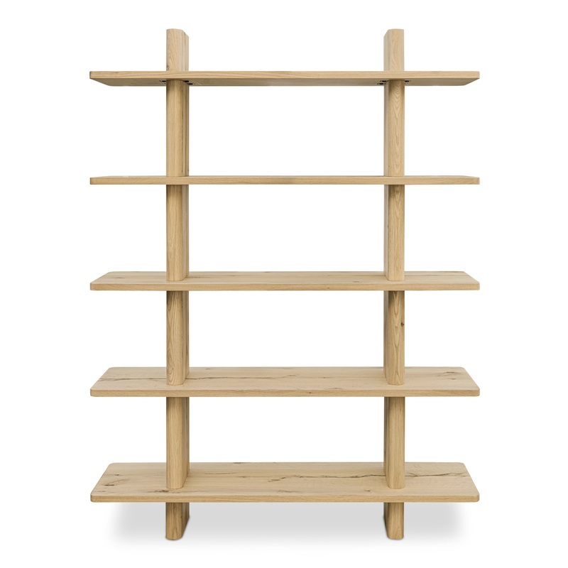 Casey Large Bookcase Rustic Oak