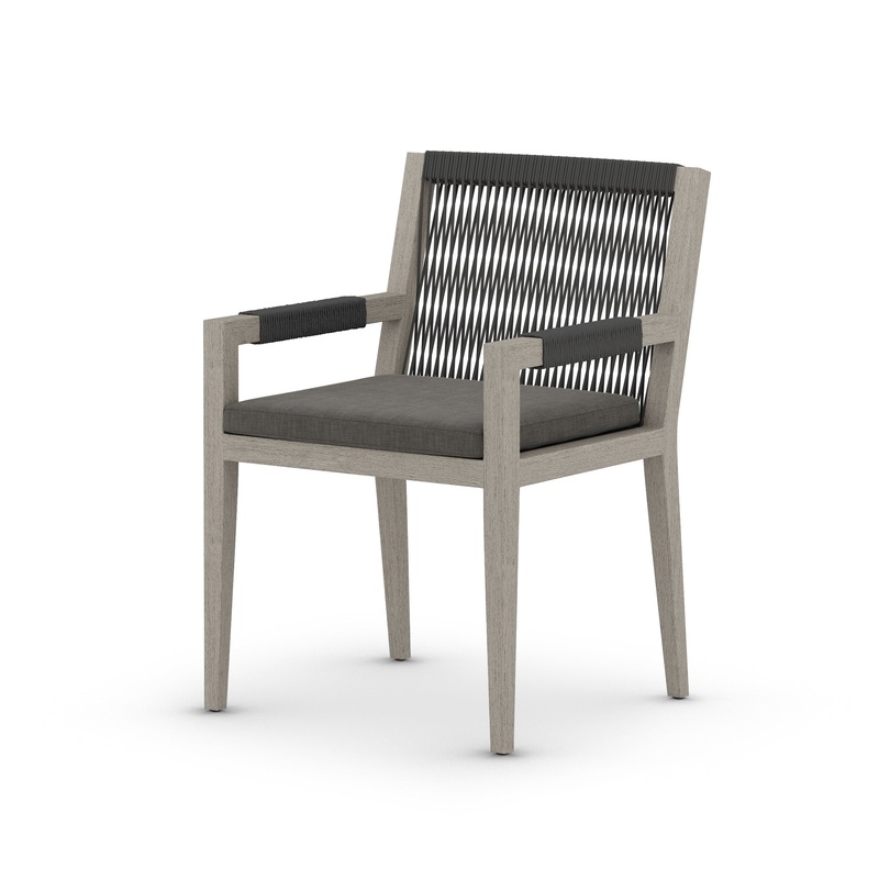 Sherwood Dining Armchair-Grey/Charcoal – IN STOCK