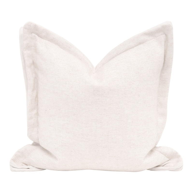 THE LITTLE BIT COUNTRY 22″ ESSENTIAL PILLOW -Performance Textured Cream Linen