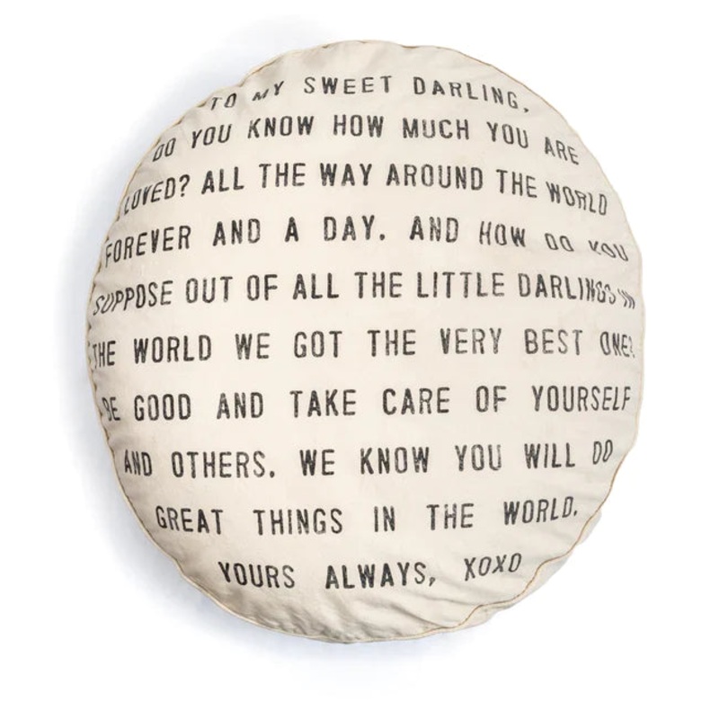 To my Sweet Darling Floor Pouf – IN STOCK