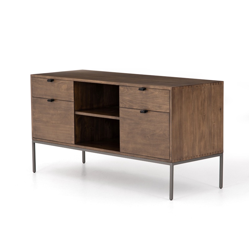 Trey Modular Filing Credenza-Auburn Poplar – IN STOCK