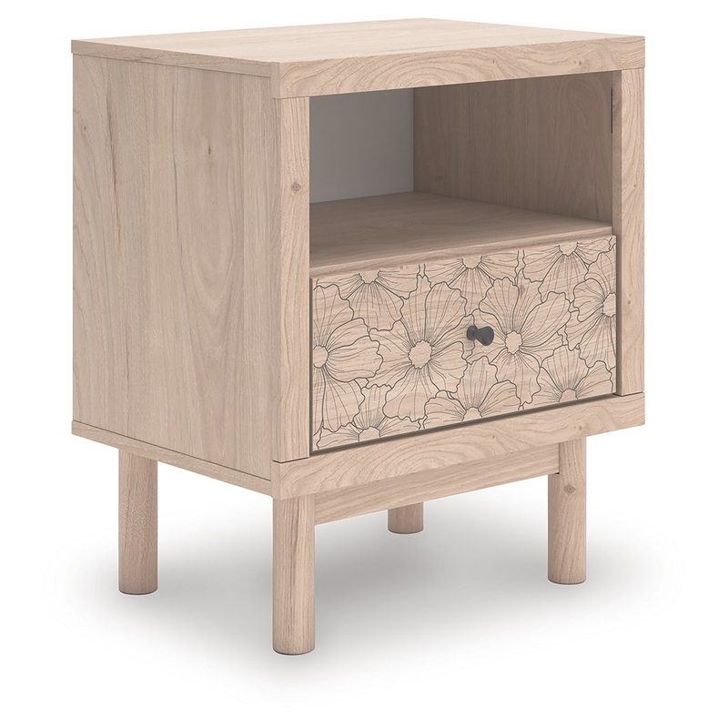 Arloster – Tan – One Drawer Night Stand