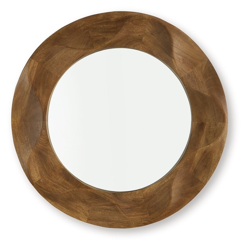 Aajon – Brown – Accent Mirror