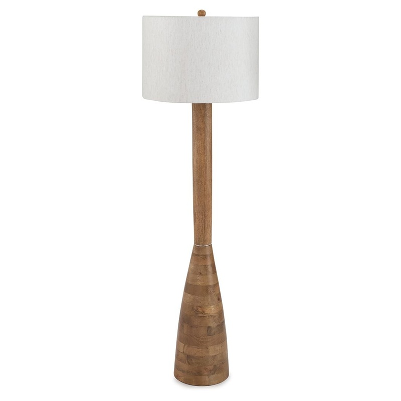 Ailsa – Natural Brown – Wood Floor Lamp
