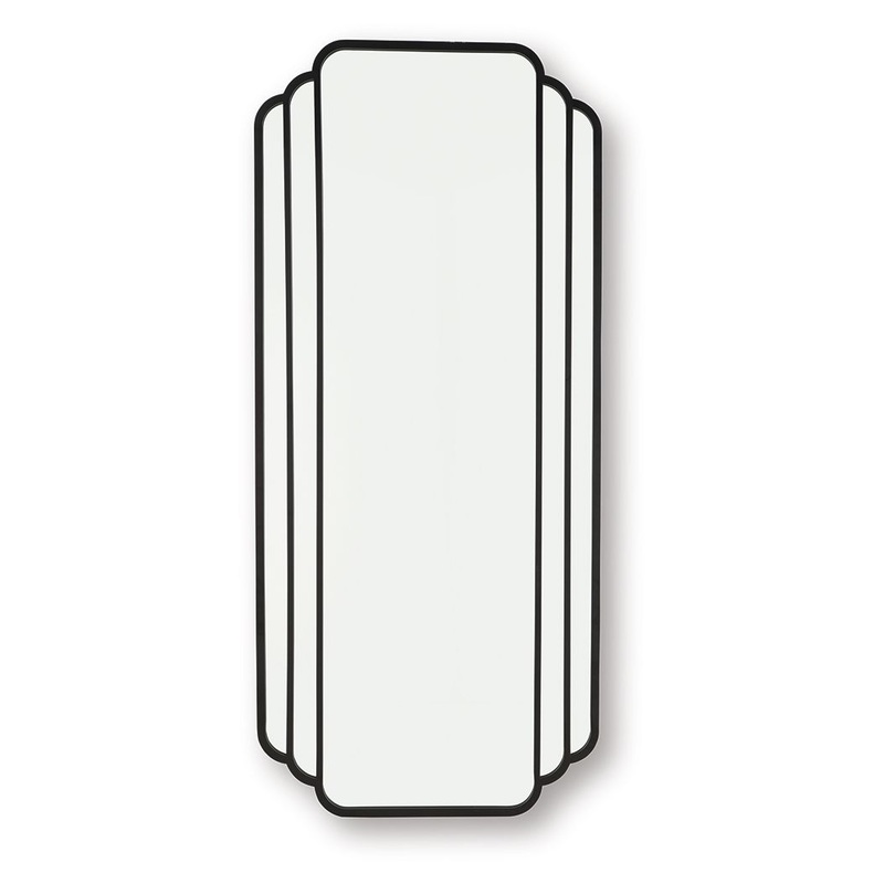 Antigone – Black – Floor Mirror