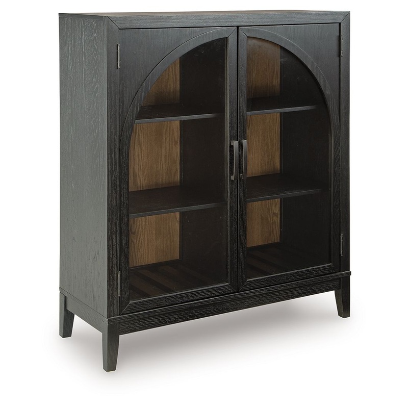 Armenleigh – Black / Brown – Bar Cabinet