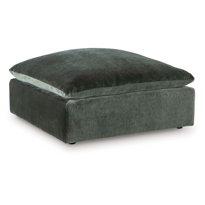 Carriage View – Jade – Oversized Accent Ottoman