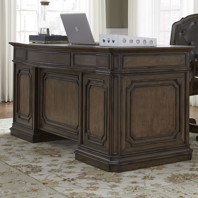 Amelia – Jr Executive Desk – Dark Brown