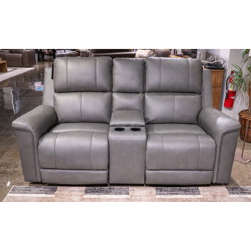 Bleckley – Anchor – Power Reclining Loveseat With Console / Adjustable Headrest