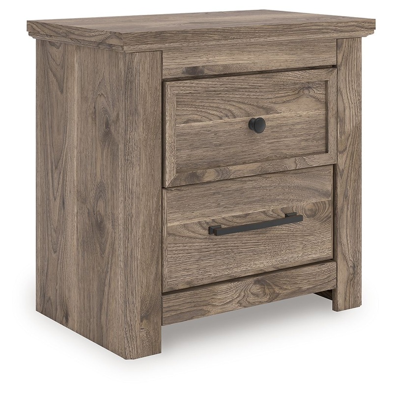 Rusticott – Brown – Two Drawer Night Stand