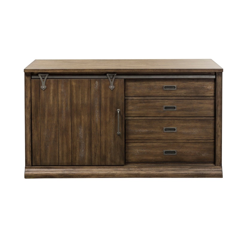 Stone Brook – Computer Credenza – Dark Brown