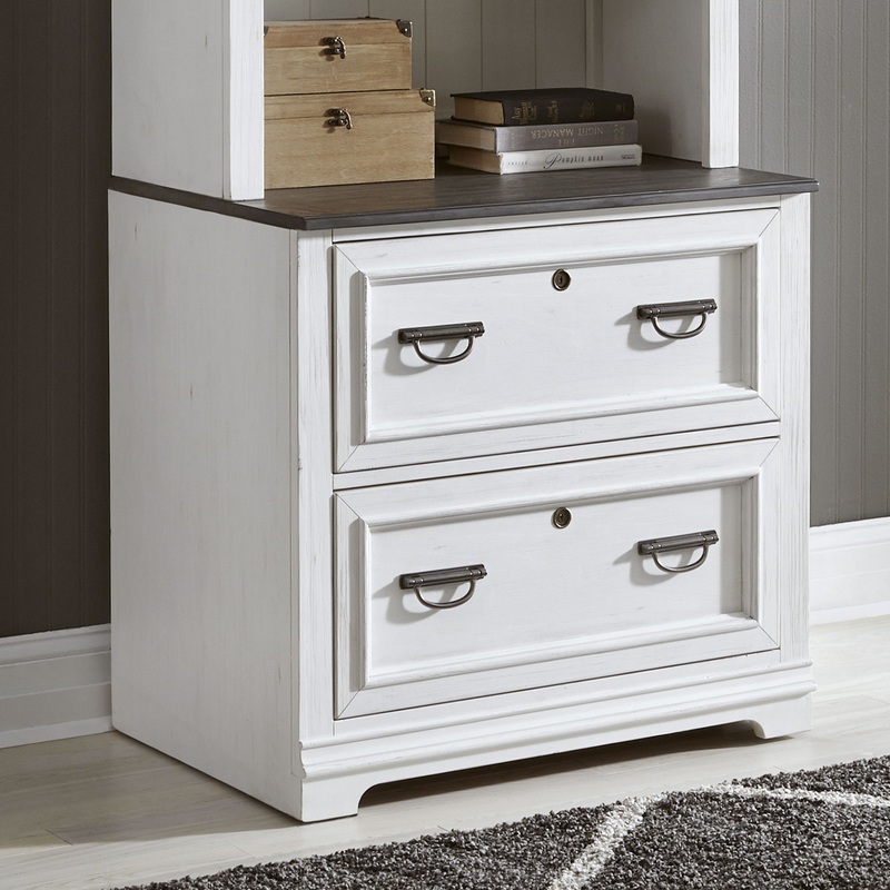 Allyson Park – Bunching Lateral File Cabinet – White