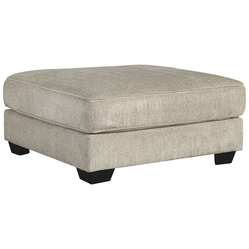 Ardsley – Pewter – Oversized Accent Ottoman
