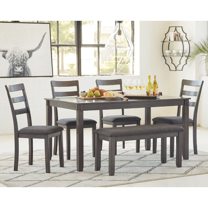 Bridson – Gray – RECT DRM Table Set (Set of 6)