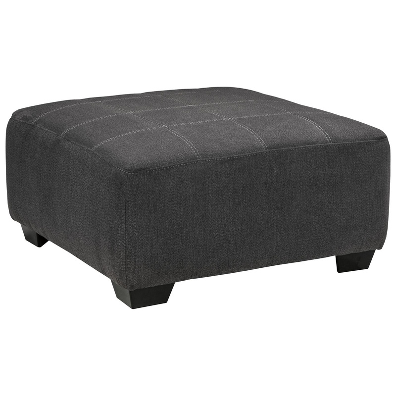 Ambee – Slate – Oversized Accent Ottoman