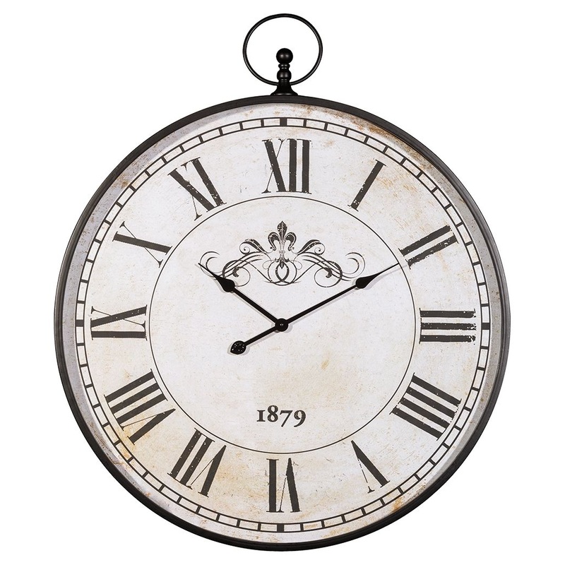 Augustina – Antique Black – Wall Clock