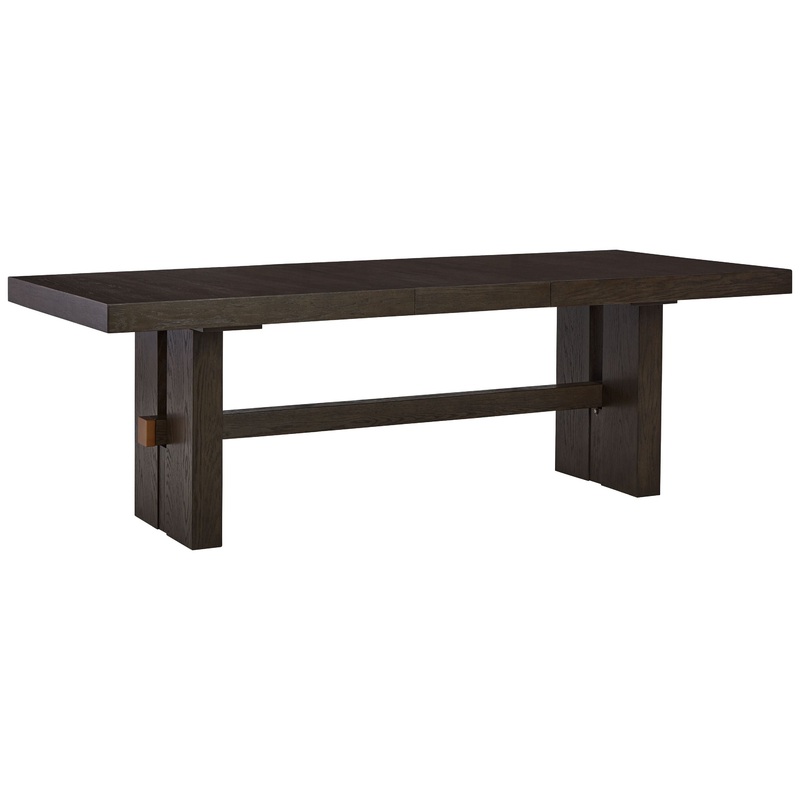 Burkhaus – Dark Brown – Rectangular Dining Room Extension Table