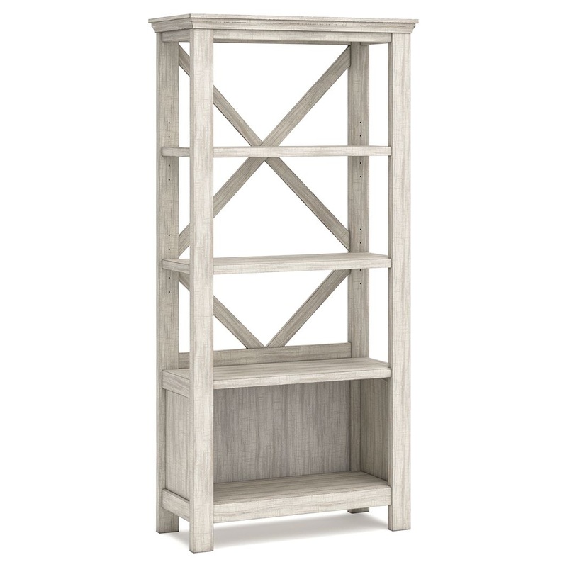 Carynhurst – Whitewash – Large Bookcase