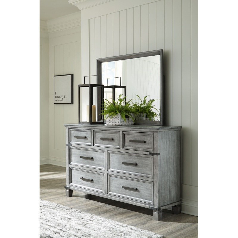 Russelyn – Gray – Dresser, Mirror