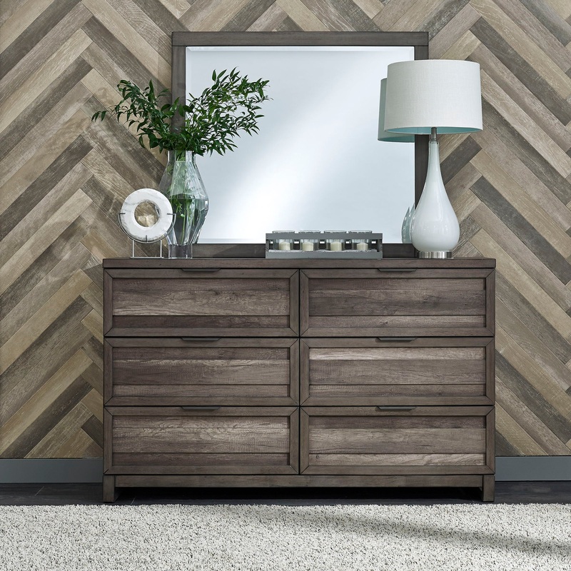 Tanners Creek – Dresser & Mirror – Dark Gray