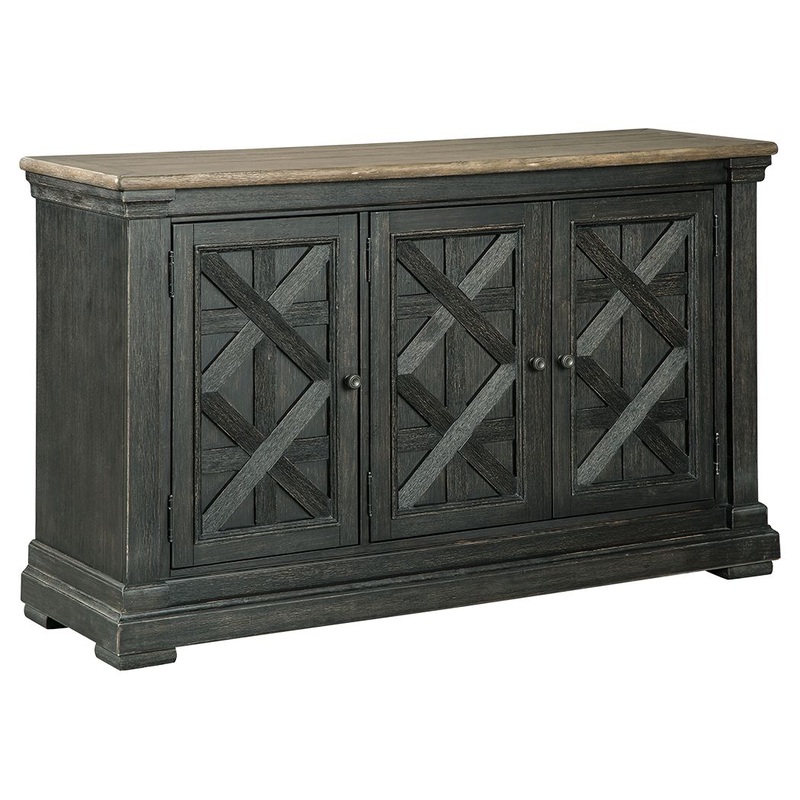 Tyler Creek – Black / Gray – Dining Room Server