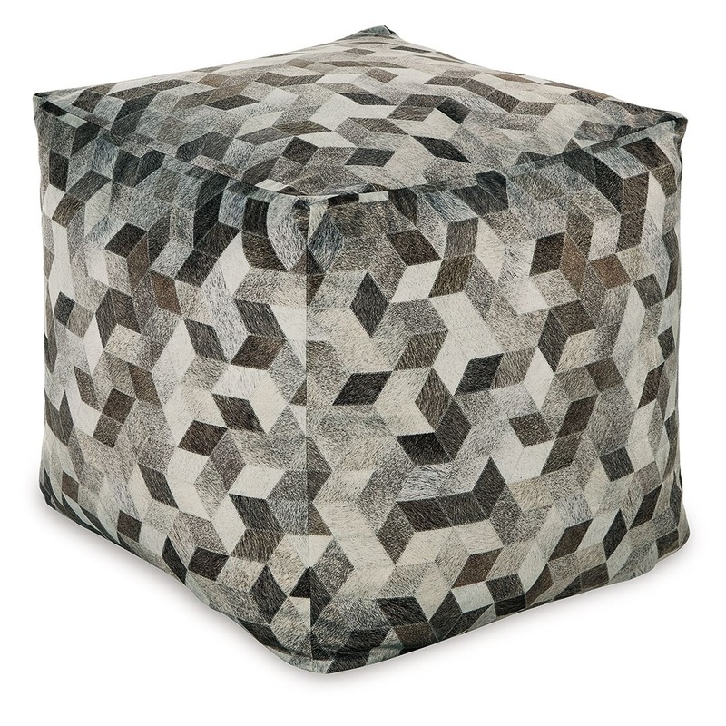 Albermarle – Gray / Brown – Pouf