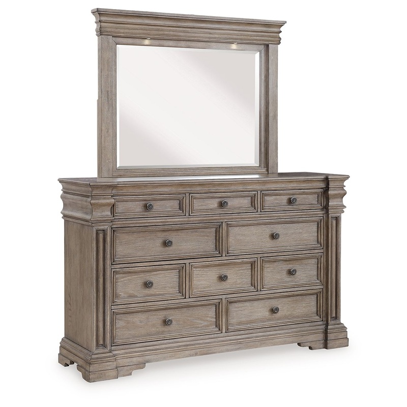 Blairhurst – Light Grayish Brown – Dresser And Mirror