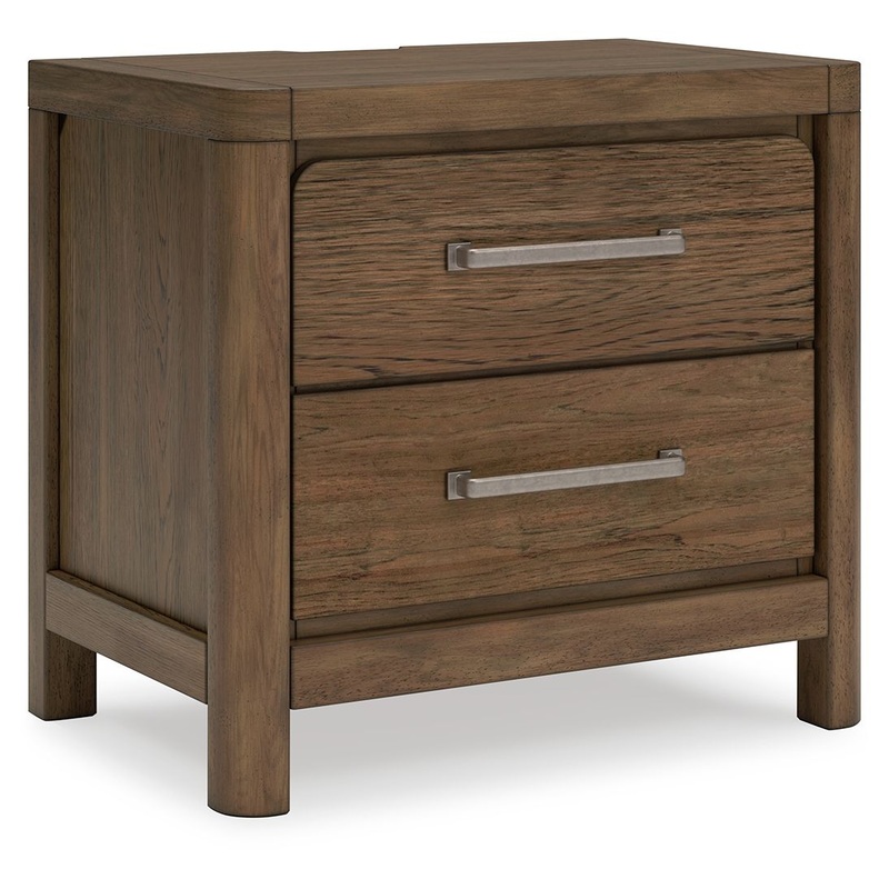 Cabalynn – Light Brown – Two Drawer Night Stand