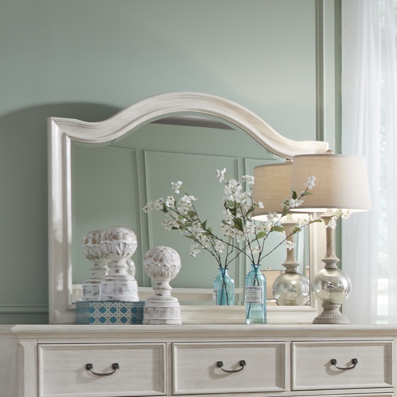 Bayside – Arched Mirror – White