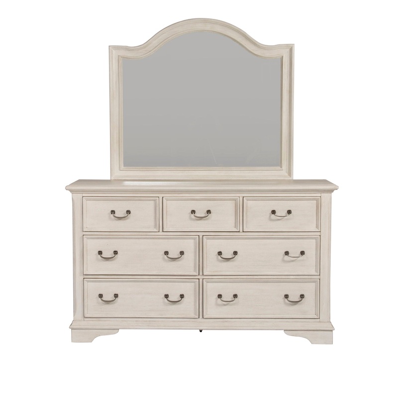 Bayside – Dresser & Mirror – White