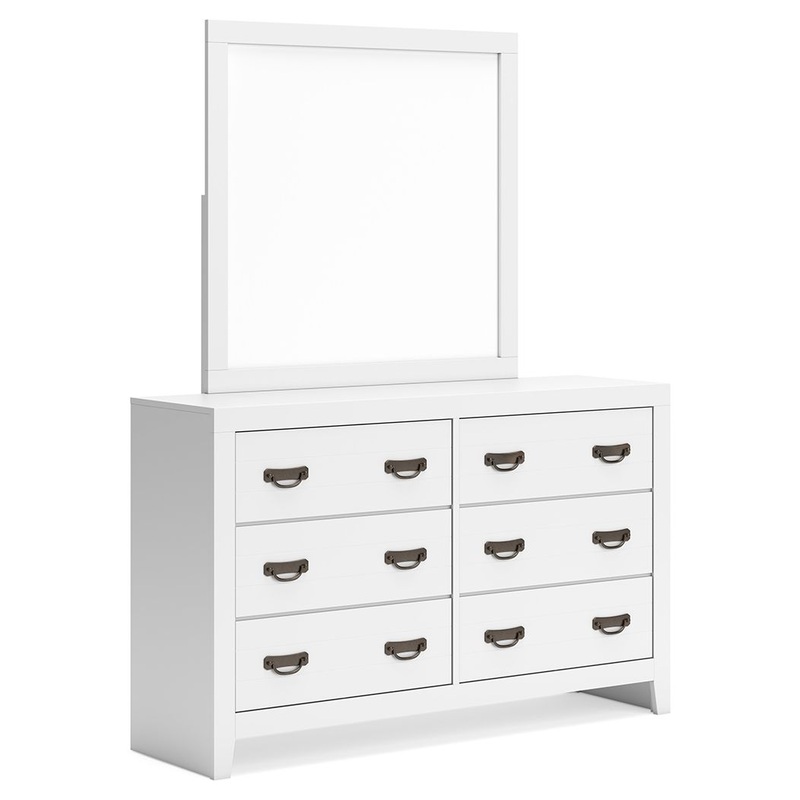 Binterglen – White – Dresser And Mirror
