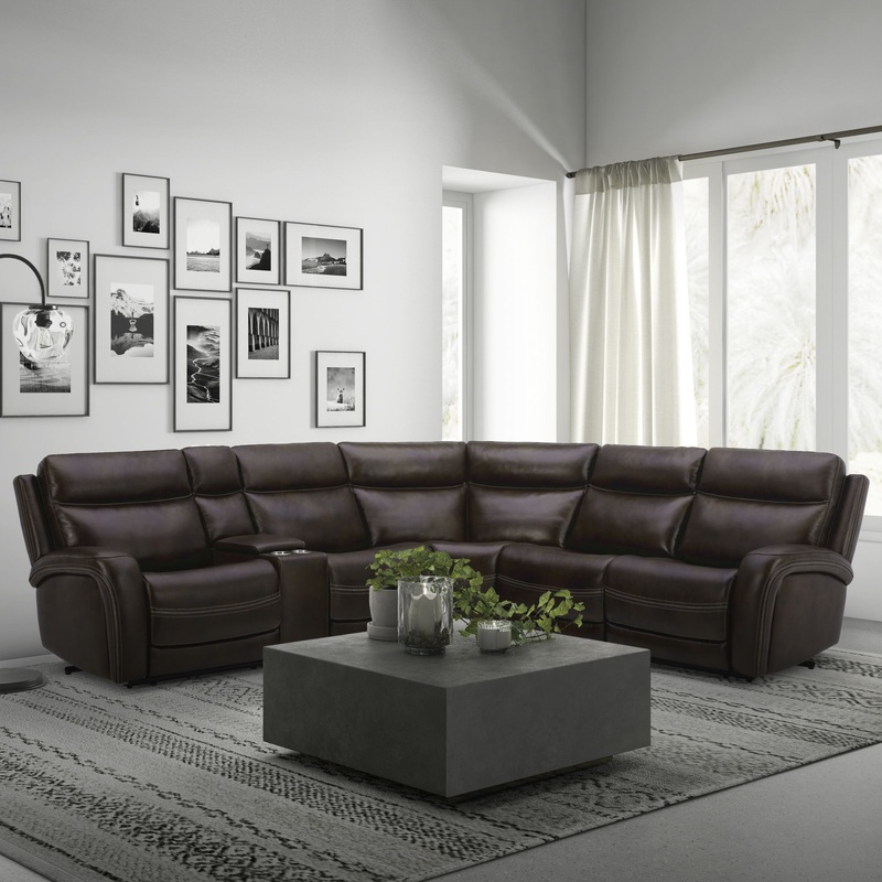 Blair – 6 Piece Sectional – Cognac