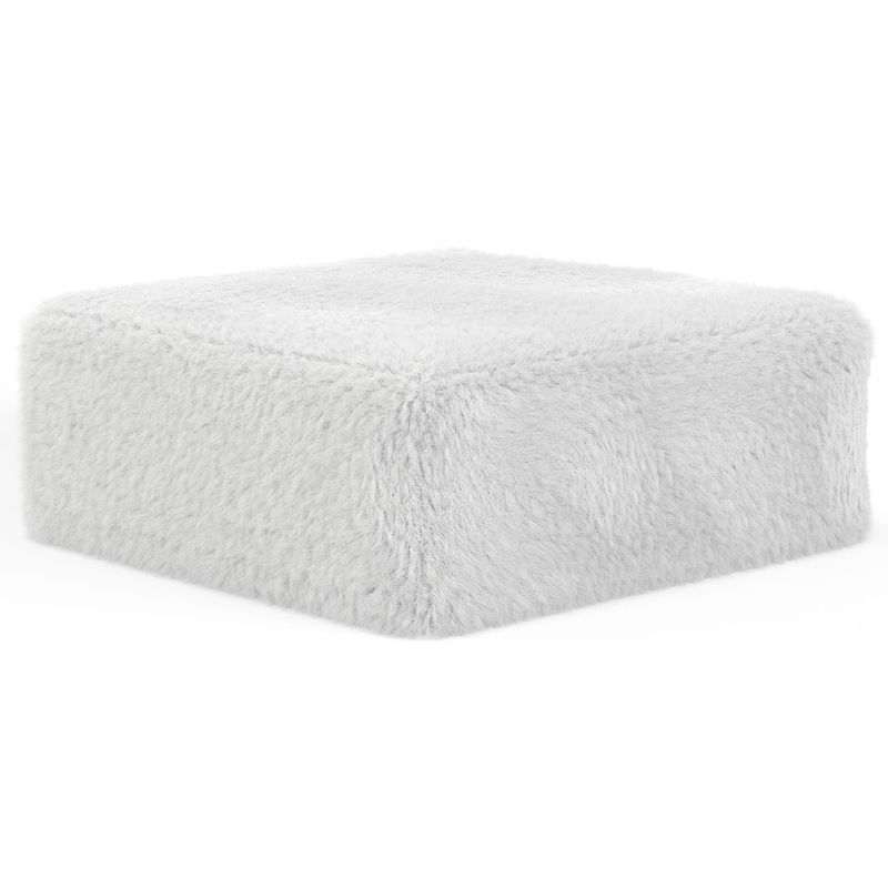Snowball – Cocktail Ottoman – White