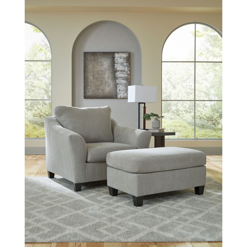 Willarae – Taupe – 2 Pc. – Chair And A Half, Ottoman