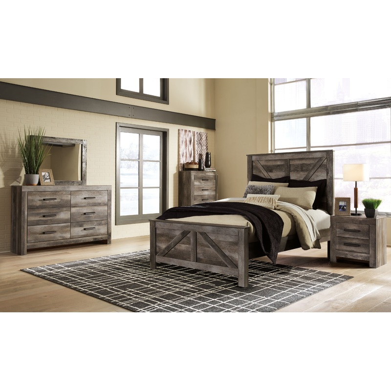 Wynnlow – Crossbuck Panel Bedroom Set