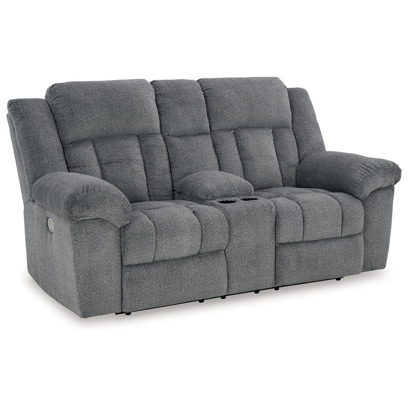 Tip-off – Power Reclining Loveseat With Console / Adj Headrest
