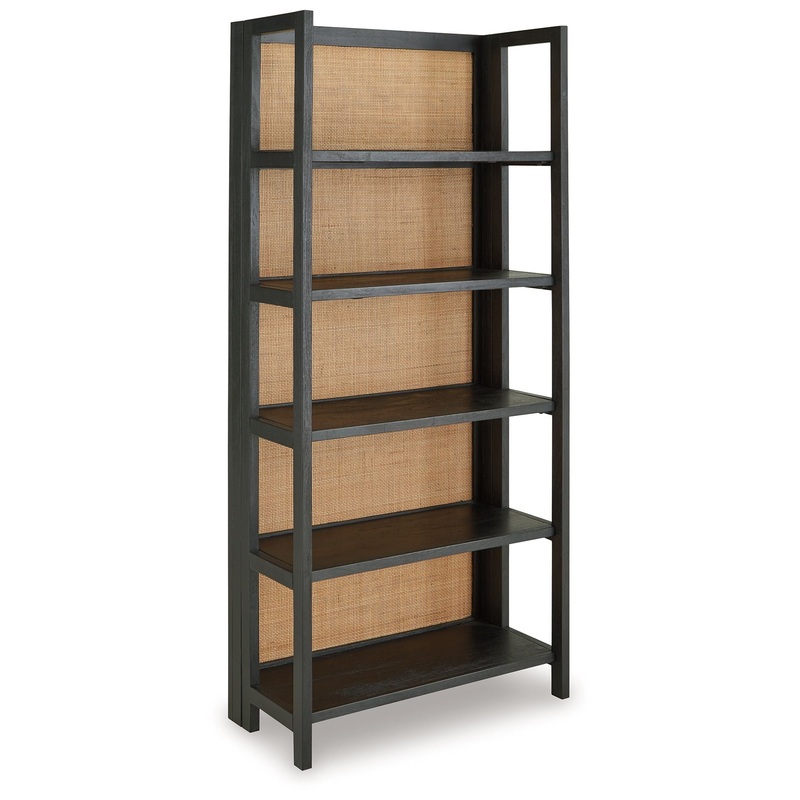 Abyard – Black / Natural – Bookcase