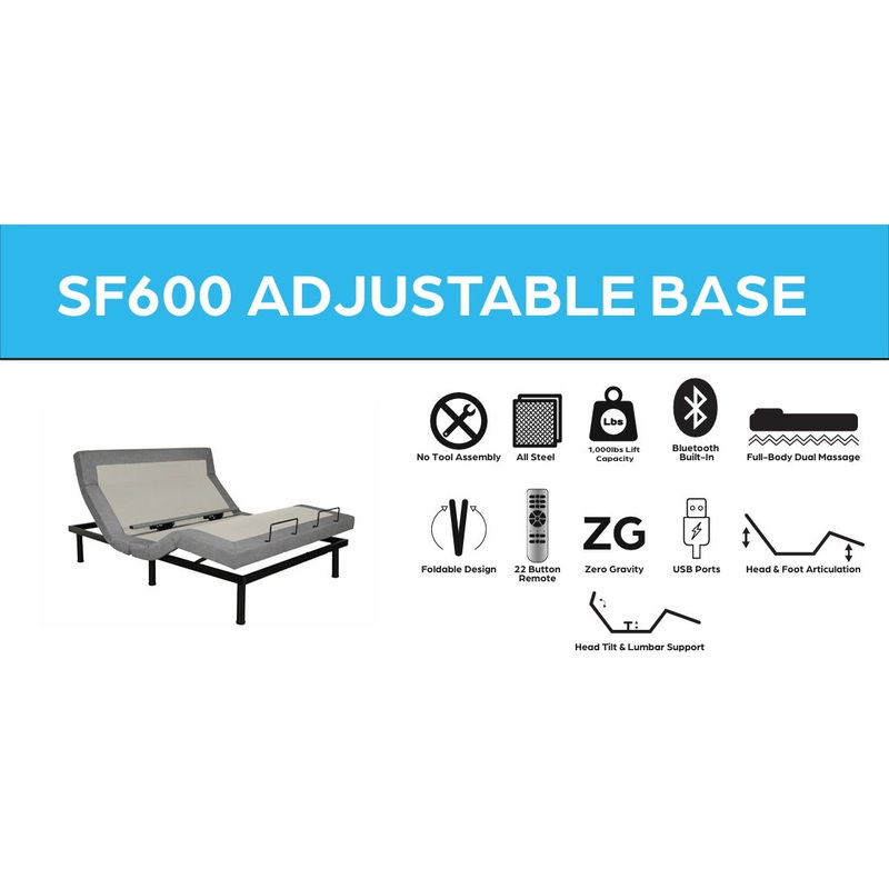 SF 600 Adjustable Base Queen