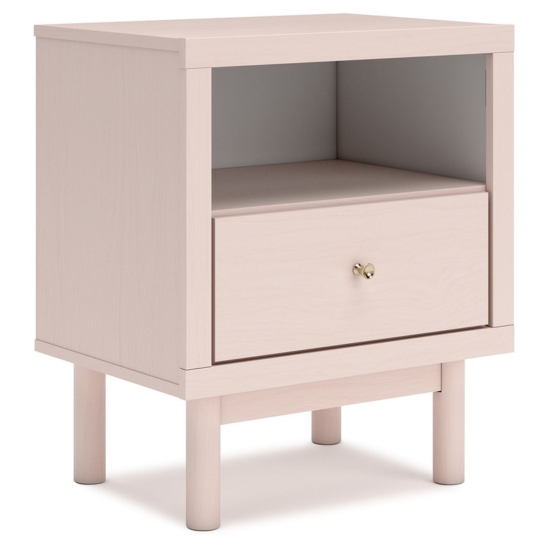 Wistenpine – Blush – One Drawer Night Stand