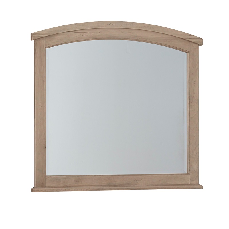 Woodbridge – Arched Mirror With Beveled Glass – Clear Maple