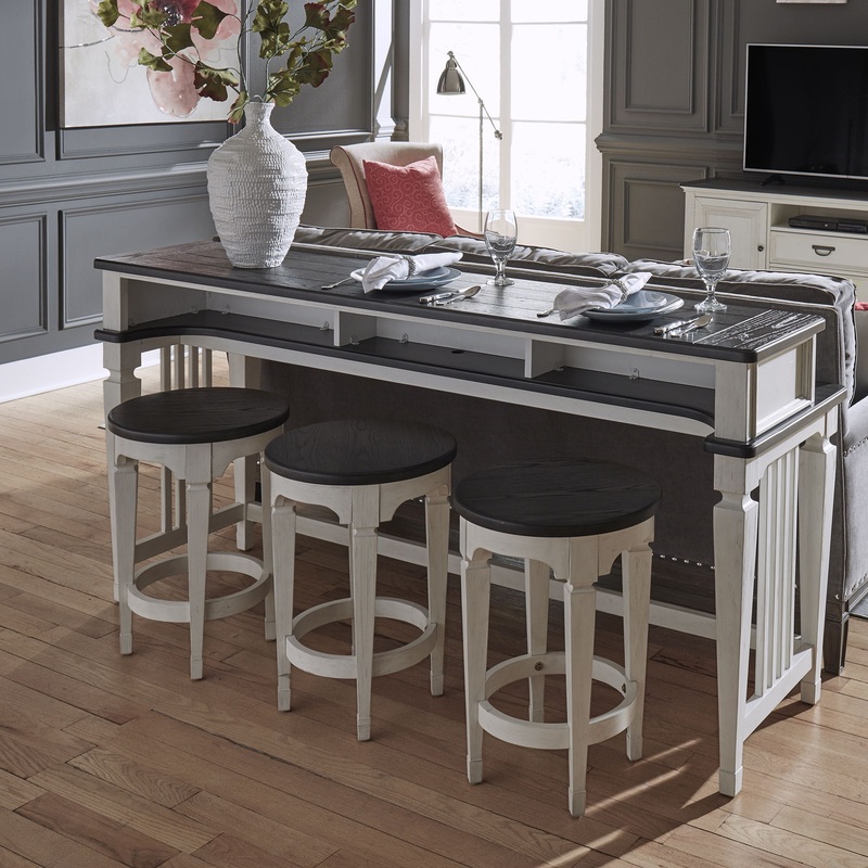 Allyson Park – 4 Piece Dining Room Set – White