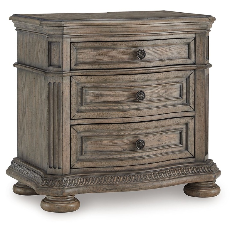 Ardenfield – Light Brown – Three Drawer Night Stand