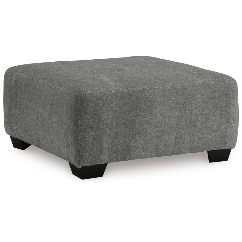 Birkdale Court – Gray – Oversized Accent Ottoman