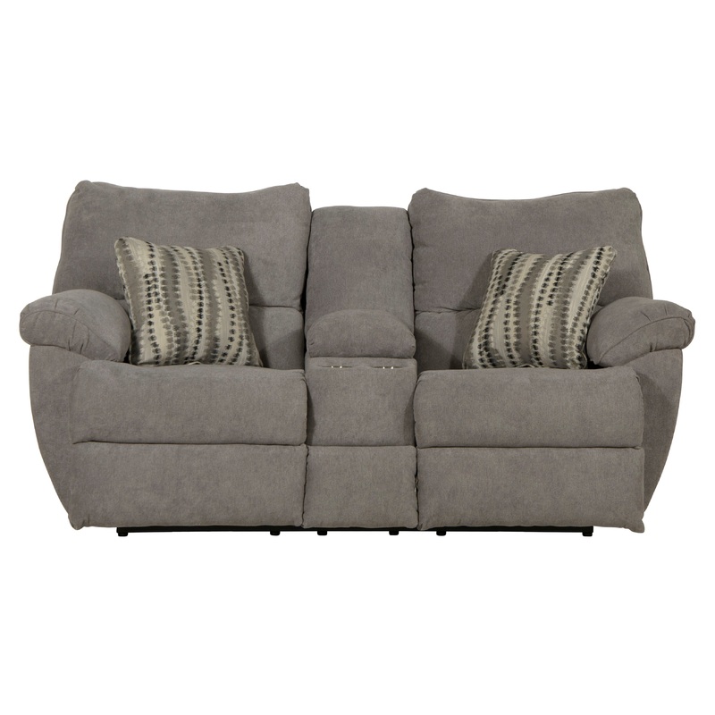Sadler – Lay Flat Reclining Console Loveseat